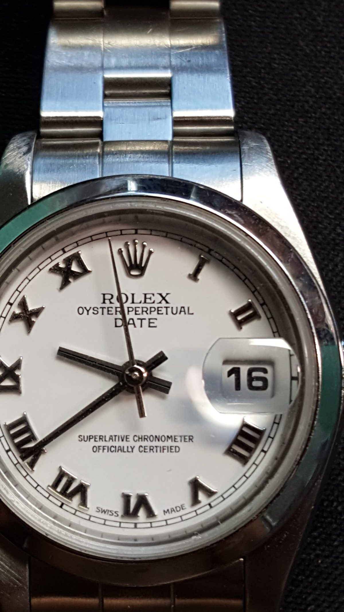Rolex Ladies 79160 White Roman Dial Stainless Steel